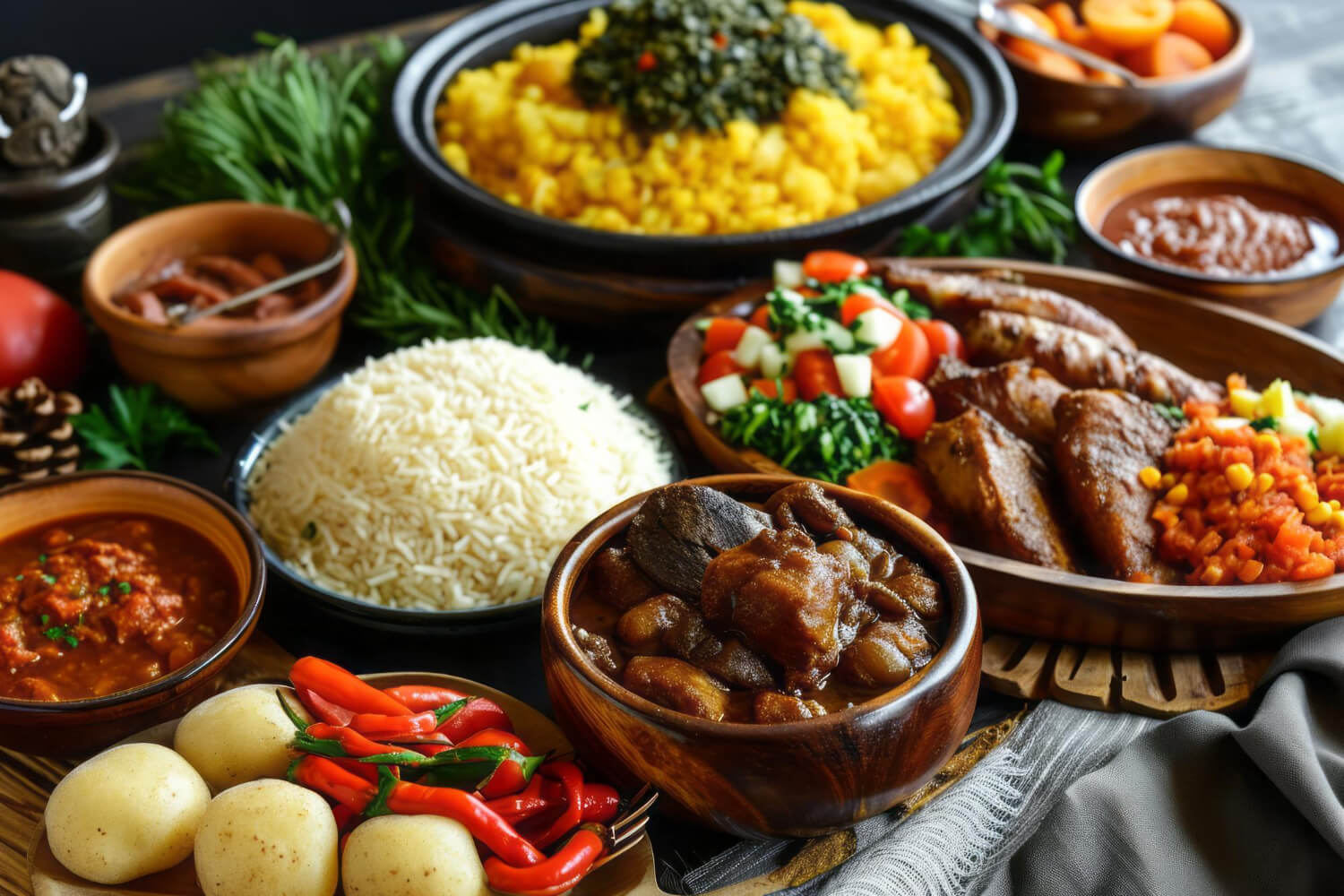 Traditional South African dishes, South African food to try, Bobotie recipe South Africa, What is biltong, Gatsby sandwich Cape Town, South African braai, Cape Malay cuisine, South African traditional food, Best food in Cape Town, South African national dishes